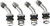 Fire Power - Valve Stems 45 Degree 4/pk - 85-0451 4/PK