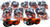 Fire Power - 1" Tie-down Orange 10/pairs - 21269BULK