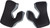 Fly Racing - Formula Cheek Pad Black/cool Grey Ys 60mm - 73-47222YS