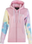 Fly Racing - Women's Fly Tie-dye Zip Up Hoodie Pink/yellow/blue Lg - 358-0071L
