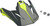 Gmax - Visor W/screws Revoke Mx-86 Matte Grey/hi-vis Yellow - G086062