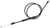 Parts Unlimited - Throttle Cable - Polaris - Black Vinyl Throttle Cable - 7080967