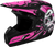 Gmax - Mx-46y Unstable Helmet Matte Black/pink Ym - D3466171