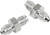 Goodridge - Jic To -3 Tube Adapter Pair 3/8-24 Male Chrome 3/8" - P10324-03CH-2