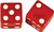 Harddrive - Valve Stem Caps Red Dice Pr - W99-6217R(2)