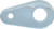 Harddrive - Switch Bracket 3/4" Switch Hole Chrome - 301238
