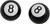 Harddrive - Valve Stem Caps 8 Ball Pr - W99-6216B(2)