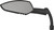 Harddrive - Mirror Apache W/ Knife Stem Matte Black Left - 18-504L