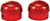 Harddrive - Led Bullet Marker Light Lens Red - 20-6589-RL