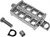 Harddrive - Kickpedal Cast Chrome - 30-814A