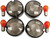 Harddrive - Smoked Turn Signal Lens Kit Domed - 161032