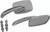 Harddrive - Mirrors Chrome Rectangle Chrome - 18-137