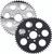 Harddrive - Gloss Black Rear Sprocket 51t Dished Big Twin 00-13 - 201649