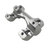 Helibars - Handlebar Risers Silver Yam - HR09146