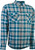 Highway 21 - Marksman Flannel Grey/blue Md - #6049 489-1182~3