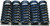 Hinson - High Temp Springs 5 Springs - CS294-5-0109 Hinson - High Temp Springs 5 Springs - CS294-5-0109