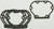 James Gaskets - Clutch Release Cover Gaskets Foamet 5/pk - 36801-87-F James Gaskets - Clutch Release Cover Gaskets Foamet 5/pk - 36801-87-F