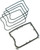 James Gaskets - Gasket Rocker Cover Upper Rubber Early 5/pk - 17356-84-A