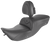 Saddlemen - Heated RoadSofa Seat - With Backrest - Black W/Black Stitching - Heated RoadSofa Seat - 897-06-187BRHCT