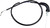 Motion Pro - Black Vinyl Throttle Cable - 04-0165