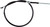 Motion Pro - Black Vinyl Front Brake Cable - 02-0421 Motion Pro - Black Vinyl Front Brake Cable - 02-0421