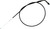 Motion Pro - Black Vinyl Throttle Pull Cable - 03-0020