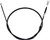 Motion Pro - Black Vinyl Front Brake Cable - 03-0057
