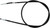 Motion Pro - Black Vinyl Rear Hand Brake Cable - 02-0583
