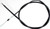 Motion Pro - Black Vinyl Rear Hand Brake Cable - 05-0371