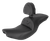 Saddlemen - RoadSofa Seat - with Backrest - Black w/ Black Stitching - Indian '14-'23 - RoadSofa Seat - I14-07-187BR