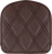 Saddlemen - Sissy Bar Pad - Lattice Stitched - Brown - Sissy Bar Pad - 40845