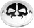 Drag Specialties - Points Cover - Chrome - Split Skull Point Cover - 78041