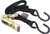 Powertye - Tie-down Ratchet S-hook 1"x12' Black Each - 32122 EACH Powertye - Tie-down Ratchet S-hook 1"x12' Black Each - 32122 EACH