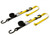 Powertye - Tie-down Cam S-hook Soft-tye 1"x6' Black/yellow Pair - 23628