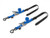 Powertye - Tie-down Rat Sec Hook Soft-tye 1.5"x6.5' Blue/black Pair - 30573-ST