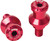 Puig - Swingarm Spools Hi-tech 8mm Red 2/pk - 5923R