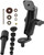 Ram - Fork Stem Double Socket Arm W/diamond Base Adapter - RAM-B-176