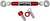 Santoro Fabworx - Shift Linkage Mid-ctrls Red M8 Softail - SF30032