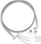 Drag Specialties - Brake Line - Front (Upper) - Stainless Steel - Stainless Steel Brake Line Kit - 640213
