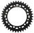 Supersprox - Rear Edge Sprocket Steel 38t-520 Blk Hon - RFA-8462-38-BLK