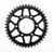 Supersprox - Rear Edge Sprocket Steel 43t-520 Blk Kaw/pol - RFA-478-43-BLK
