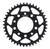 Supersprox - Rear Sprocket Steel 42t-530 Blk Hon/tri - RFE-1334-42-BLK