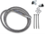 Drag Specialties - Brake Line - Front - +10" - Stainless Steel - Extended Length Stainless Steel Brake Line Kit - 640210-10