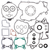 Vertex - Complete Gasket Set With Oil Seals - 811332
