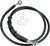 Drag Specialties - Brake Line - Front (Upper) - Black - Stainless Steel Brake Line Kit - 680214BLK