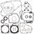 Vertex - Complete Gasket Set With Oil Seals - 811284