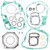 Vertex - Complete Gasket Set - Honda - 808816