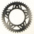 Vortex - Rear F5 Sprocket Aluminum 43t-520 Blk Hc Yam - 654AK-43