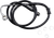 Drag Specialties - Brake Line - +8" - Black - '15-'17 Softail - Extended Length Stainless Steel Brake Line - 618299-8BLK