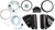 Drag Specialties - 7" Nacelle Headlight Kit - Black - Headlight Nacelle Kit - L20-0629GB